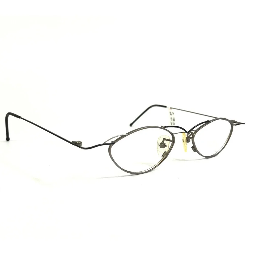 Select Eyeglasses Frames MOD 5074 COL 24 Black Silver Oval Modern MCM 47-19-135